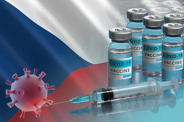 Vaccination campaign in Czech Republic. — Stock Photo, Image