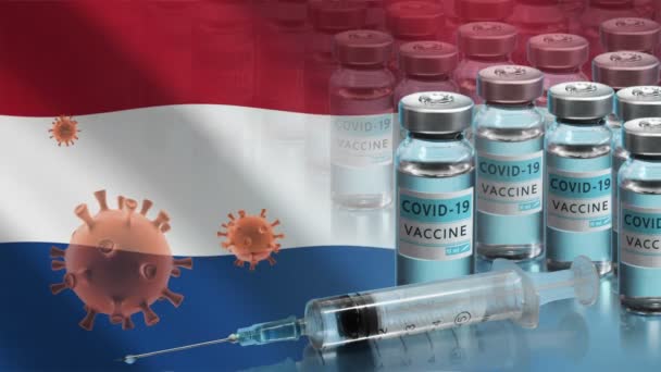 Campagne de vaccination aux Pays-Bas. — Video