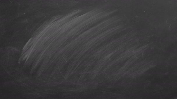 L'école est fermée. Illustration sur tableau noir. — Video