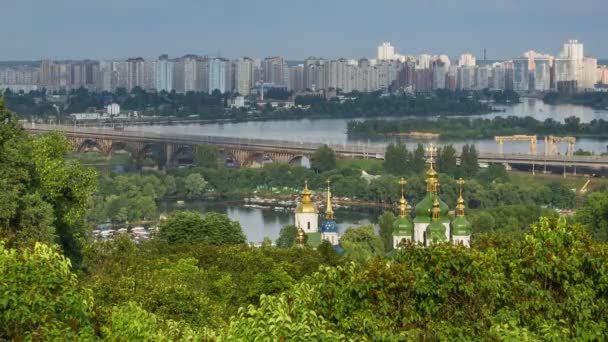 Jardín botánico en Kiev — Vídeo de stock