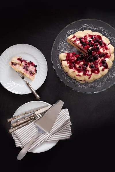 Ein Stück Kuchen — Stockfoto