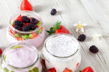 Yaz günleri için soğuk yoğurt