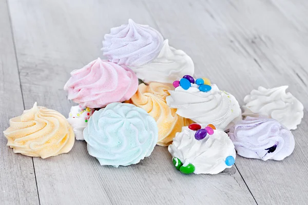 Colorful Meringue Sweets — Stock Photo, Image