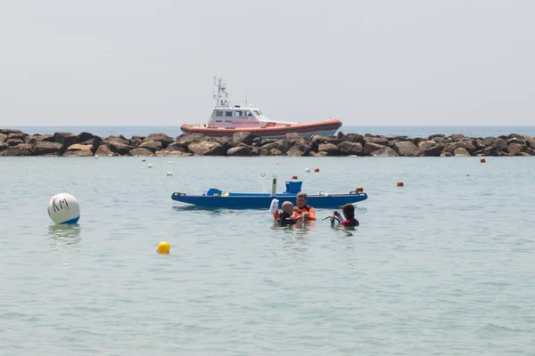 Nuovo record Mondial apnea — Foto Stock