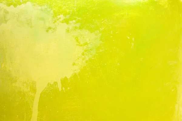 Sfondo Verde Giallo Dipinto Legno Immagine Stock