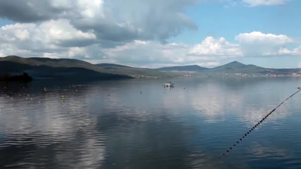 Lago Bracciano Itália — Vídeo de Stock