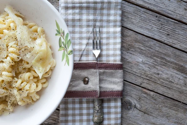 Pasta met kool — Stockfoto