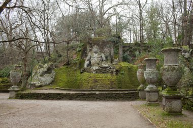 Neptune Statue Bomarzo, Italya