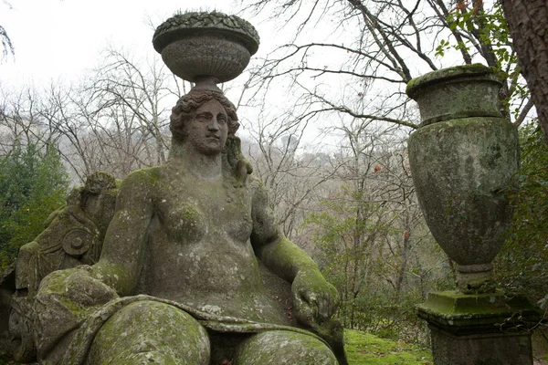 Statua della dea Cerere, Bomarzo, Italia — Foto Stock