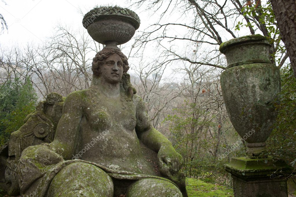 Goddess Ceres Statue, Bomarzo, Italy