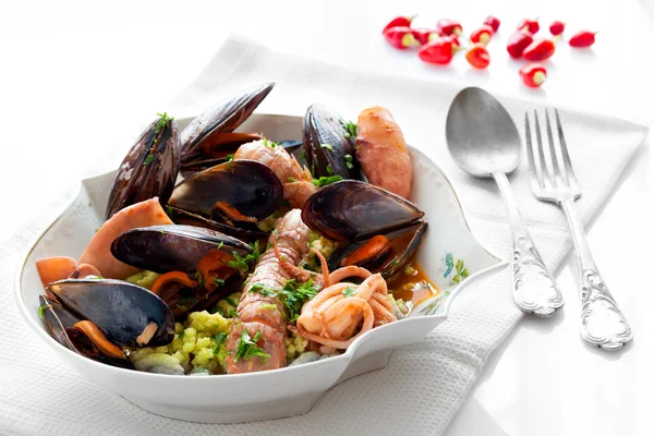 Sea Flavored Passatelli — Stock Image Sea Flavored Passatelli Stock Photo