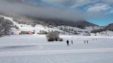 Kayaklı koşu Abruzzi İtalya