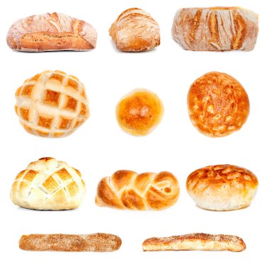 Çeşitli ekmek türleri