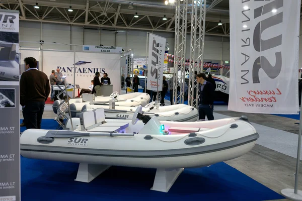 Морской стенд Sur на выставке Boat Show Roma — стоковое фото