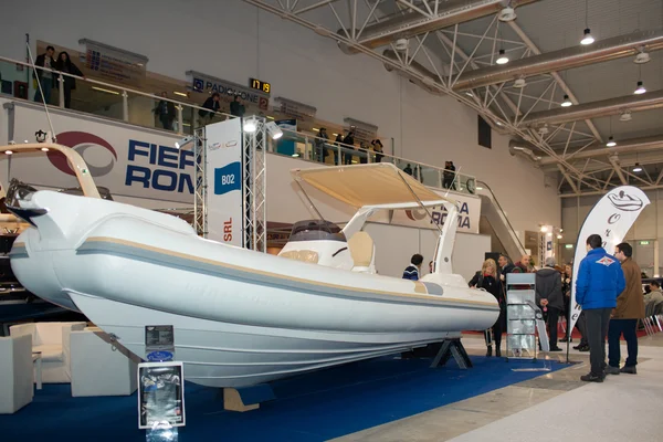 Oromarine stojan na Boat Show Roma — Stock fotografie