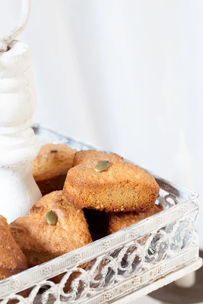 Cookies em forma de coração — Fotografia de Stock