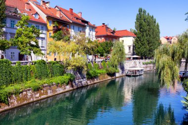 Ljubljanica River Ljubljana Slovenya