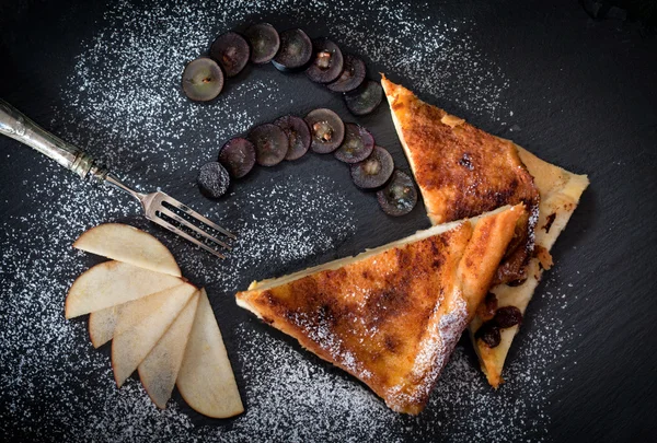 Rustik ekmek ve tereyağı pudingi — Stok fotoğraf