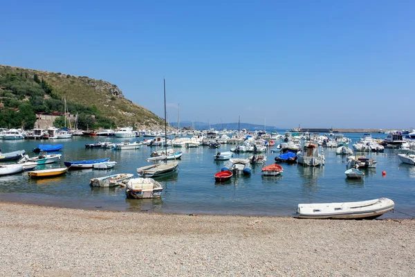 Tekneler Porto Ercole İtalya — Stok fotoğraf