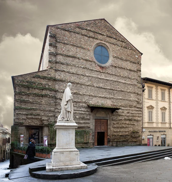 St Francis basilikan Arezzo Italien — Stockfoto