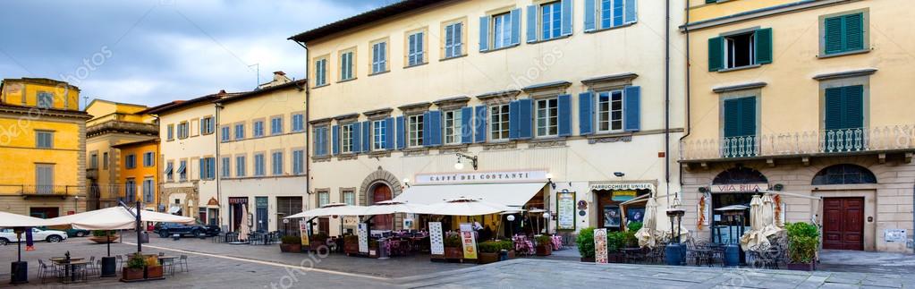 St Francis Square Arezzo Italia Foto Editorial De Stock