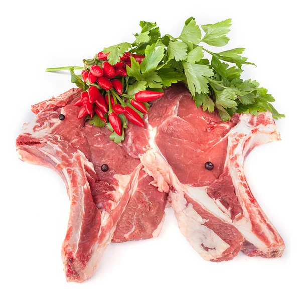 Ruwe T-Bone Steaks — Stockfoto