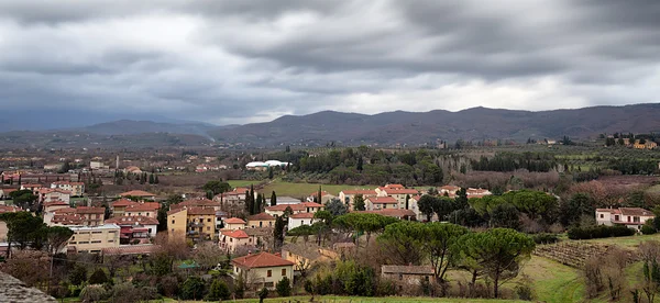 Arezzo från ovan — Stockfoto