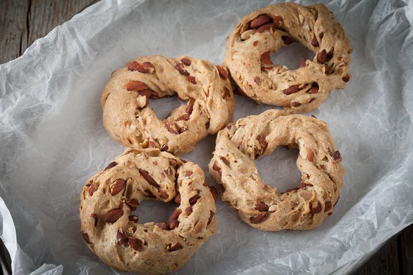 Bandeja con galletas Taralli — Foto de Stock