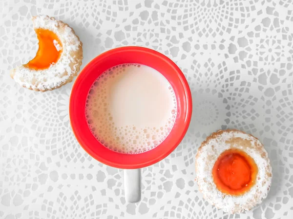 Milk and cookies — Stock Photo, Image