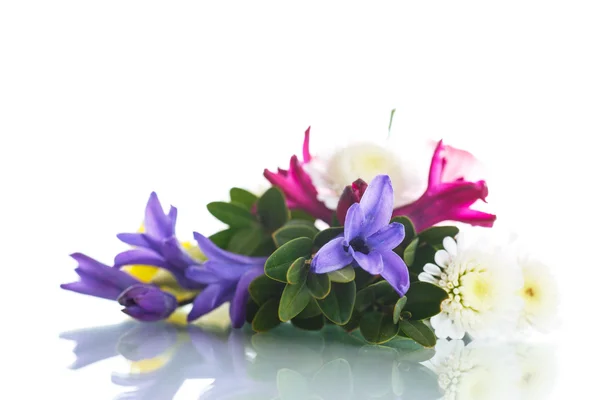 Όμορφο μπουκέτο από ανοιξιάτικα λουλούδια — Φωτογραφία Αρχείου
