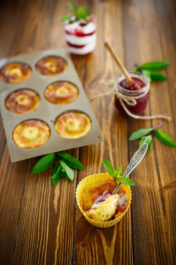 Silikon kalıp reçelli Cheesecake