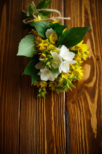 Όμορφα κίτρινα άνθη το καλοκαίρι — Φωτογραφία Αρχείου