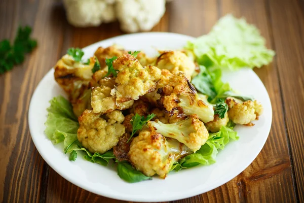 Cauliflower baked in batter — Stock Photo, Image