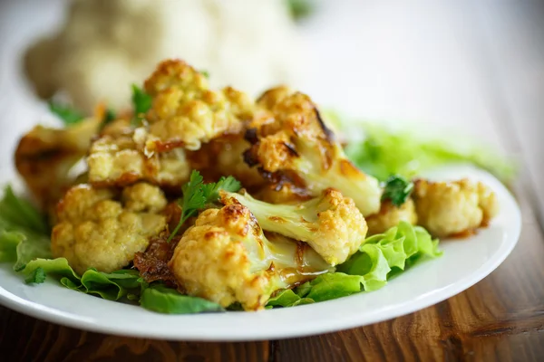 Cauliflower baked in batter — Stock Photo, Image