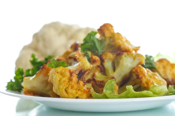 Cauliflower baked in batter — Stock Photo, Image