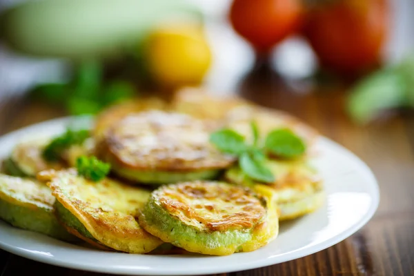 Zucchini fried in batter Stock Photo