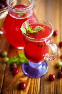 Kırmızı Olgun Kiraz soğuk Komposto