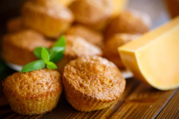 Sladký dýňové muffiny — Stock fotografie