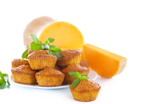 Édes sütőtök Muffin — Stock Fotó