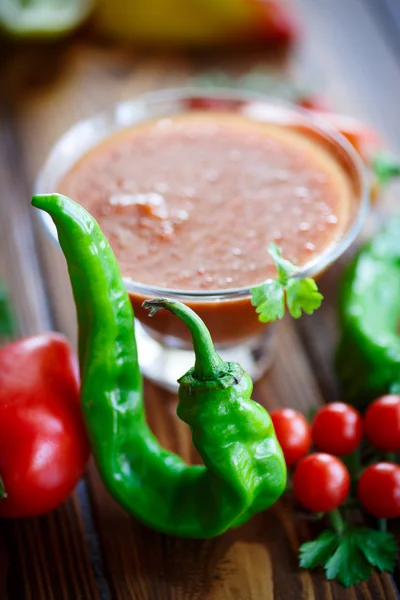 Molhos de Adjika de verduras frescas — Fotografia de Stock