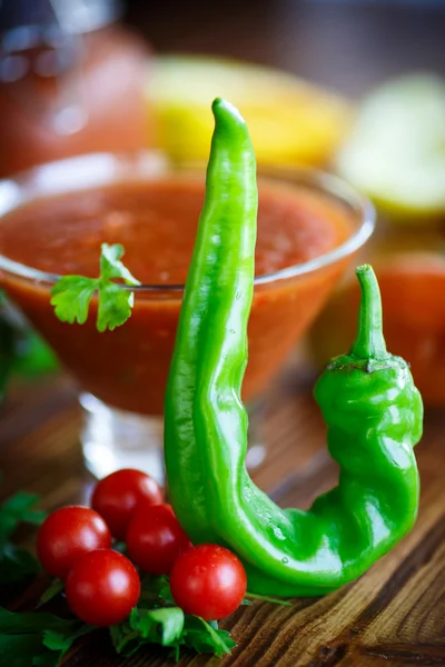 Salsas Adjika de verduras frescas —  Fotos de Stock