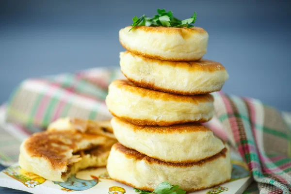 Tortas fritas com repolho — Fotografia de Stock