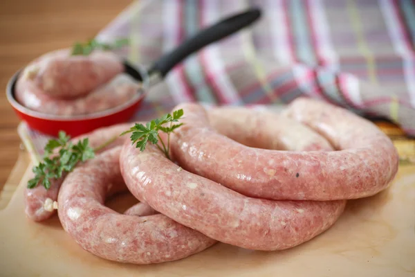 Home-made sausage — Stock Photo, Image