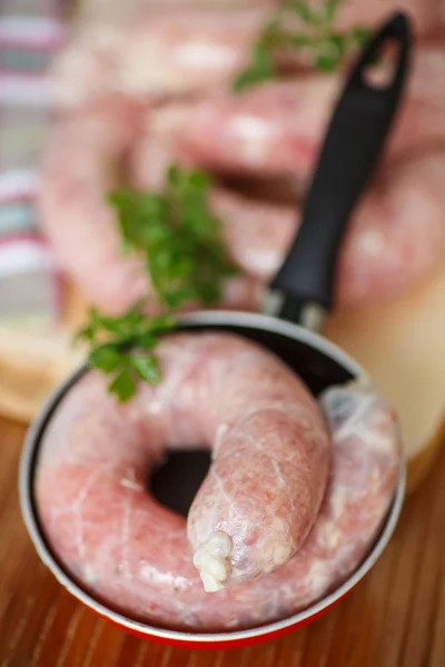 Home-made sausage — Stock Photo, Image