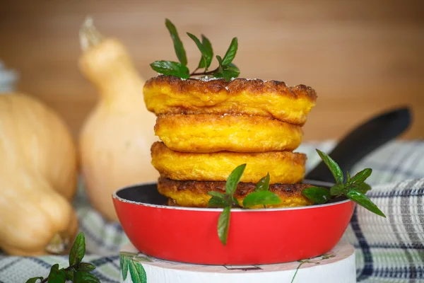 Pumpkin pancakes — Stock Photo, Image