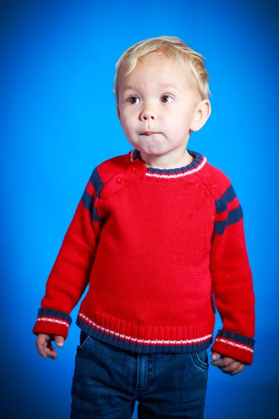 Portret van een leuke jongen — Stockfoto
