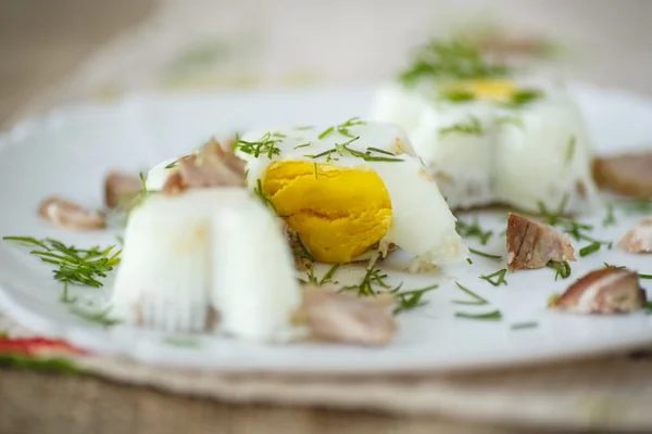 Eggs steamed — Stock Photo, Image
