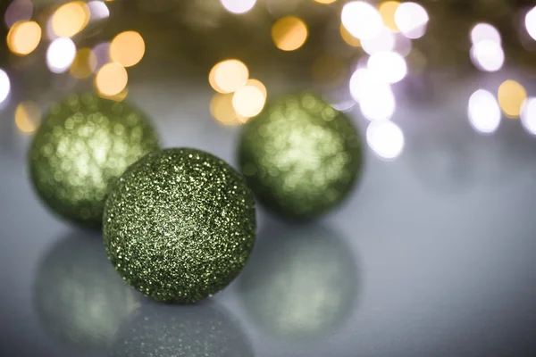 Ornements et boules d'arbre de Noël — Photo