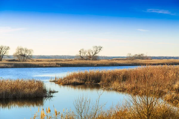 Prachtige rivier Dnepr in Oekraïne — Stockfoto