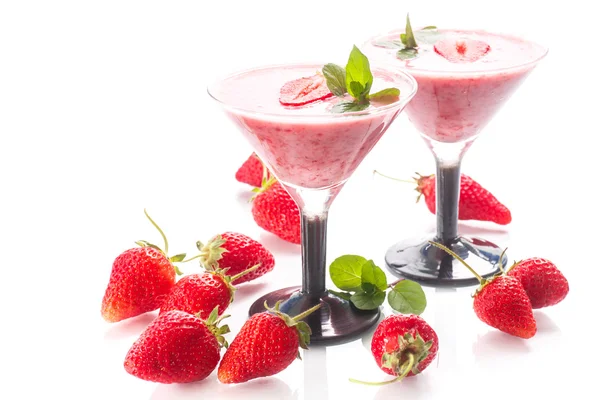 Smoothie de morango — Fotografia de Stock